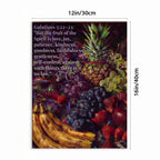 Bible Themed Quotes Designs WIth Purpose Brand Vertical Framed Canvas Wall