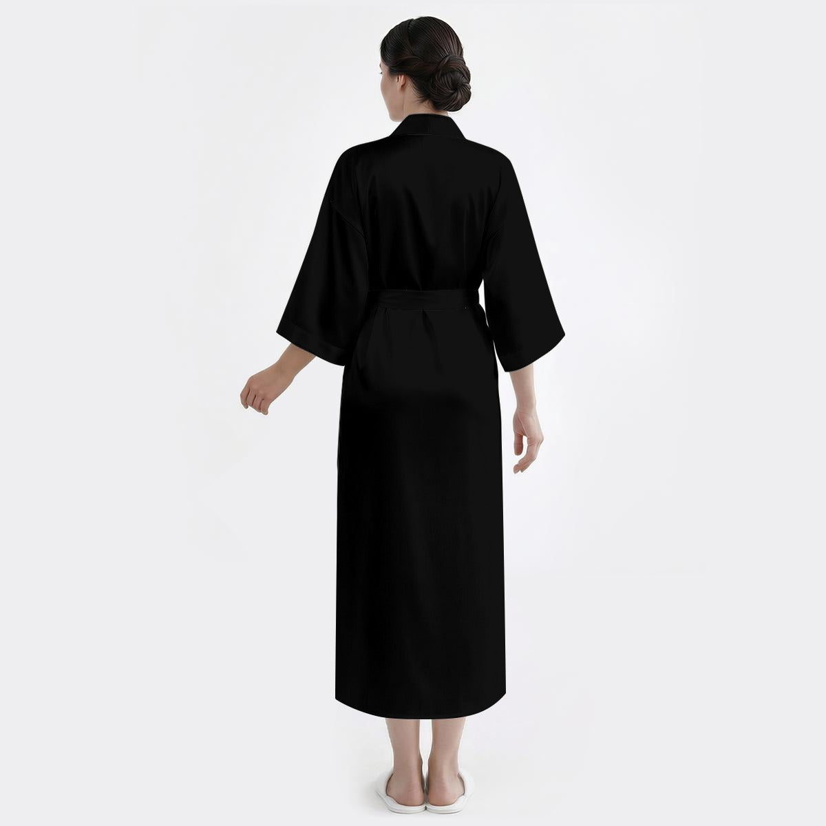 All-Over Print Women’s Satin Long Robe