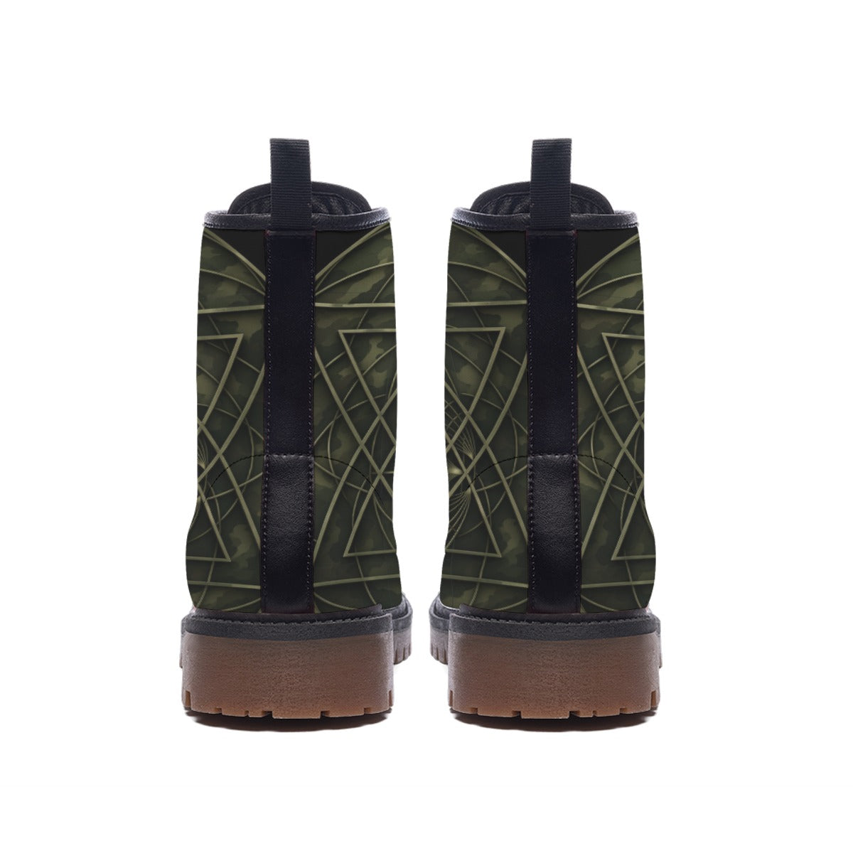 All-Over Print Men's Martin Short Boots
