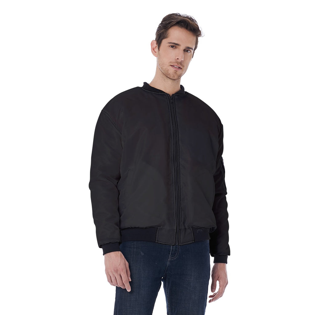 All-Over Print Men's Jacket With Sleeve Pocket