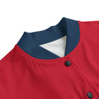 All-Over Print Women's Length Baseball Jackets