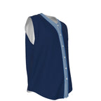 All-Over Print Men's Sleeveless Baseball Jersey