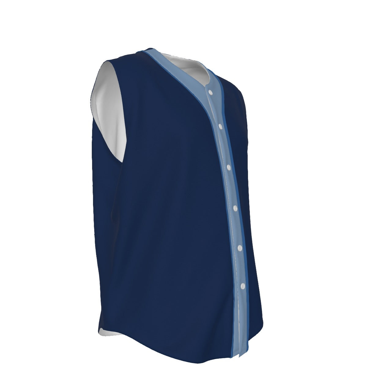 All-Over Print Men's Sleeveless Baseball Jersey