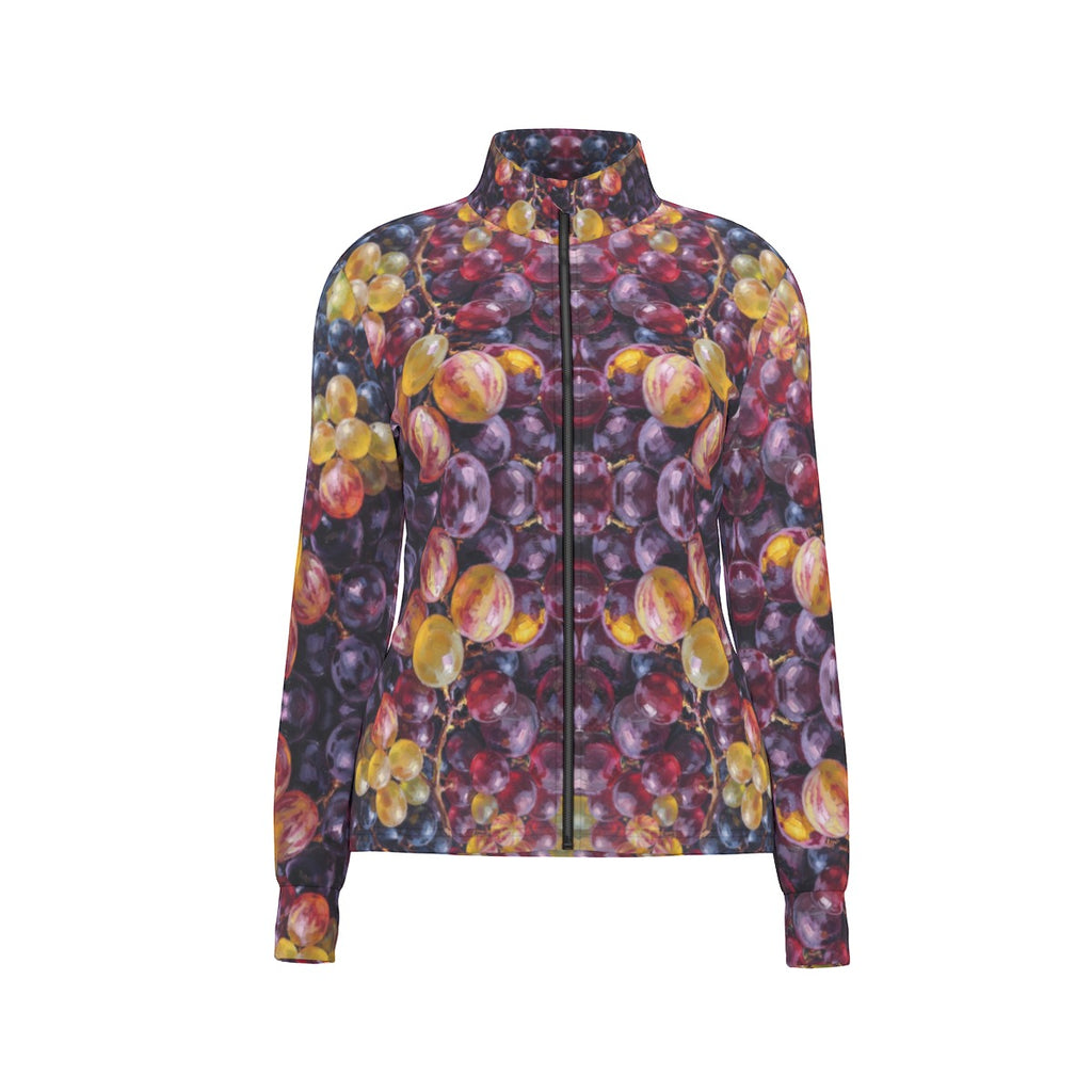 Coat of Many Colors Collection - Bare Good Fruit  Women's Long Sleeve Thumbhole Jacket|230GSM