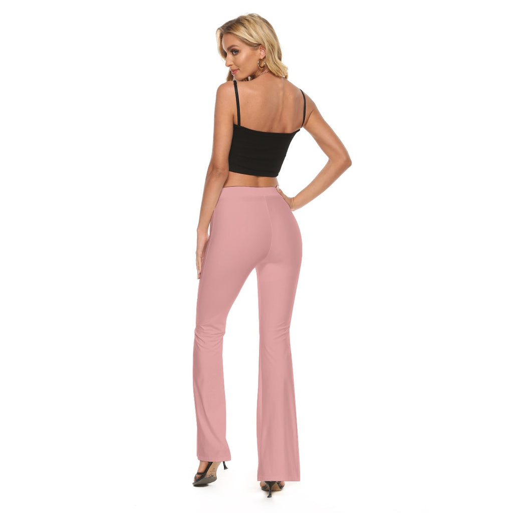 All-Over Print Women's High Elastic Flare Pants