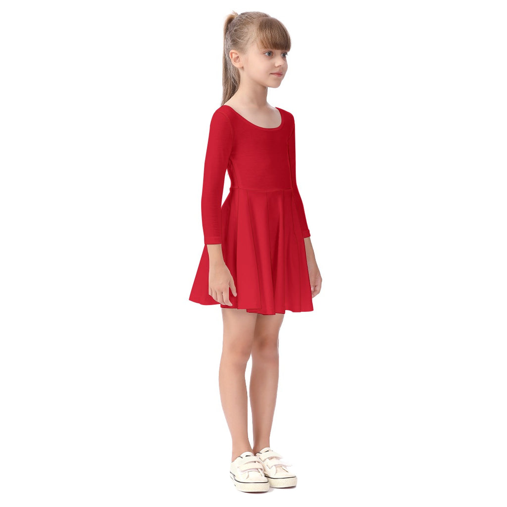 Robe à manches longues pour enfant à imprimé intégral