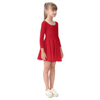 Robe à manches longues pour enfant à imprimé intégral