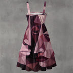 All-Over Print Women’s Ruffle Hem Dress