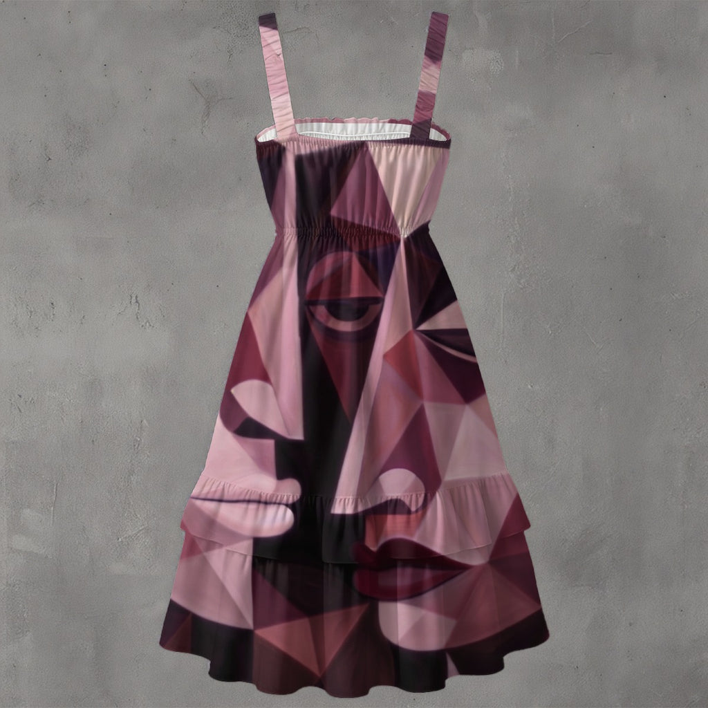 All-Over Print Women’s Ruffle Hem Dress