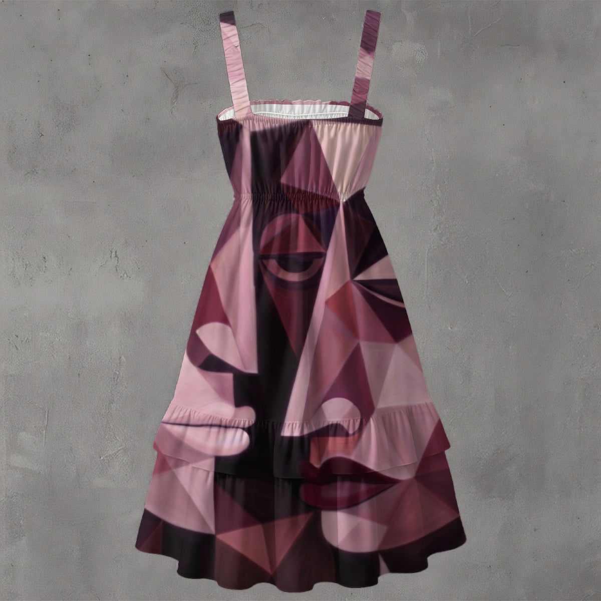 All-Over Print Women’s Ruffle Hem Dress