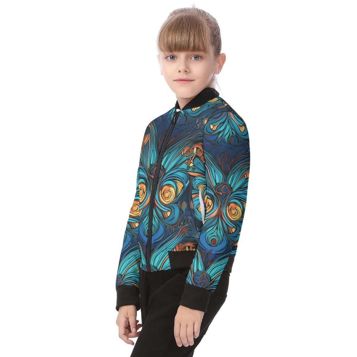 All-Over Print Kid's Bomber Jacket