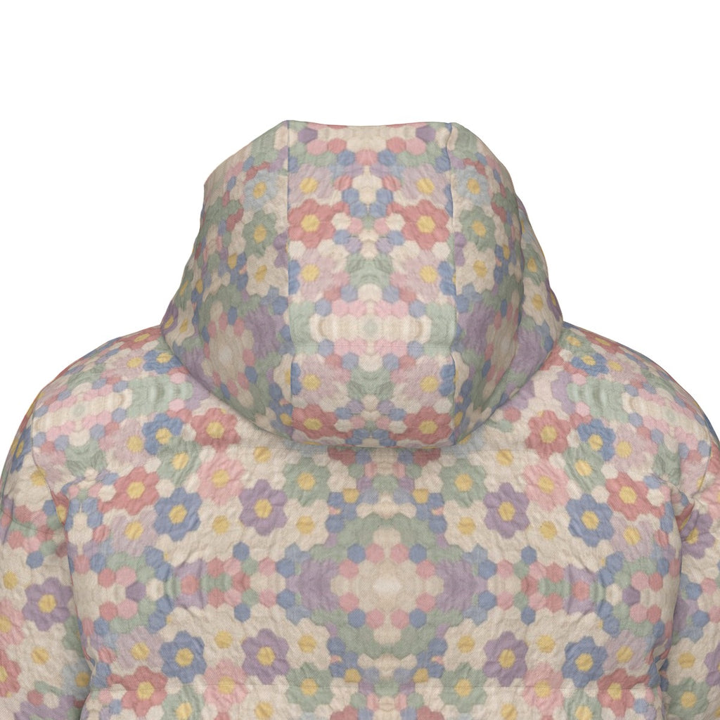 All-Over Print Unisex Long Down Jacket