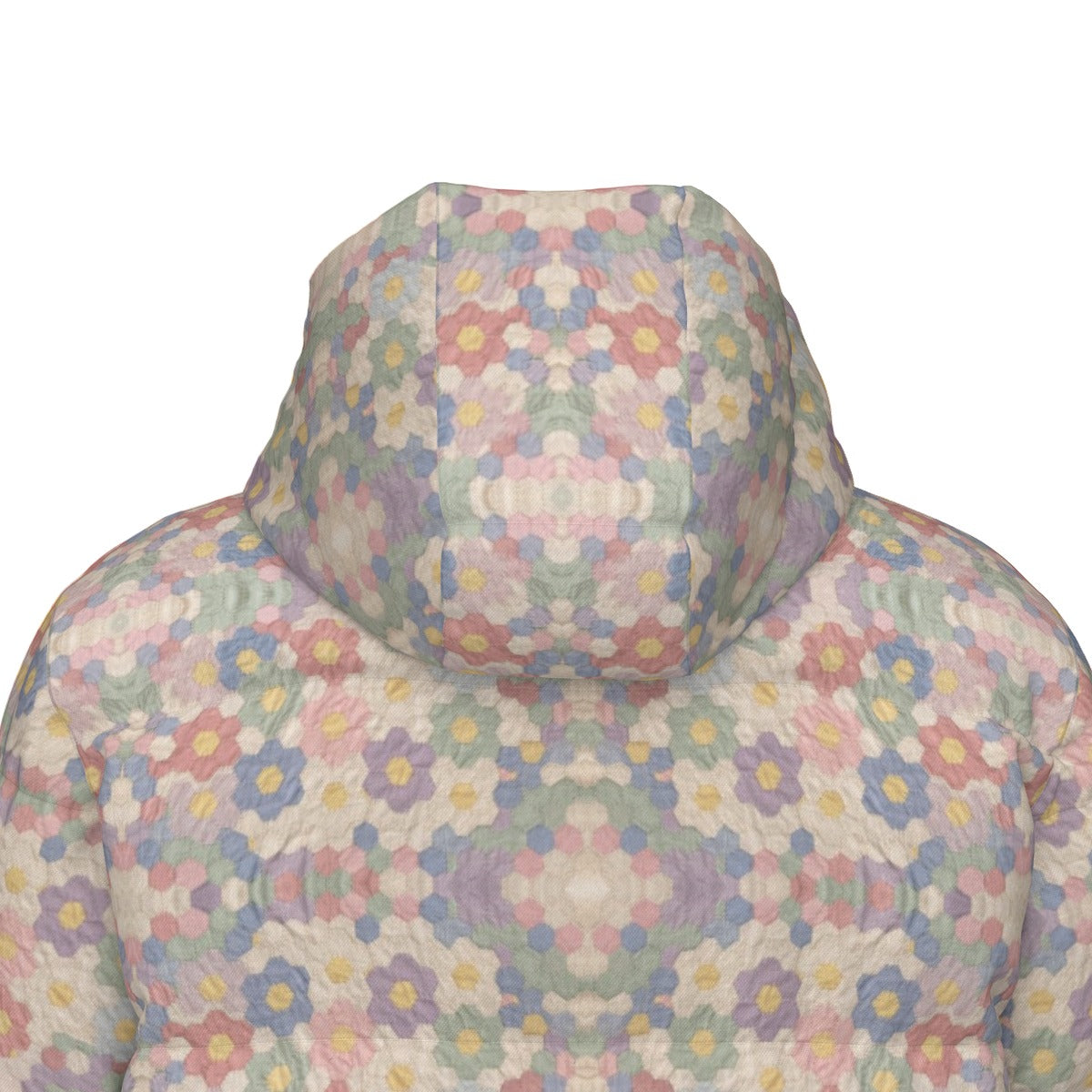 All-Over Print Unisex Long Down Jacket