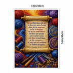 Bible Themed Quotes Designs WIth Purpose Brand Vertical Framed Canvas Wall