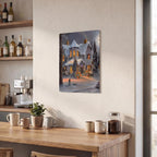 Thickened Rectangular Iron Wall Painting Printed in Canada