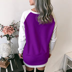 All-Over Print Women's Lace-Up Sweatshirt