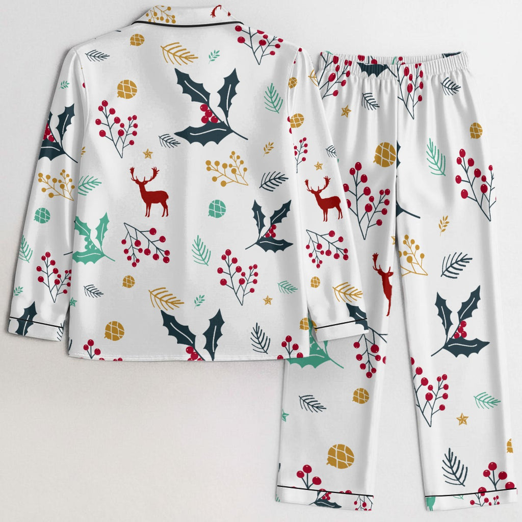 All-Over Print Women's Satin Pajama Set