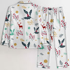 All-Over Print Women's Satin Pajama Set