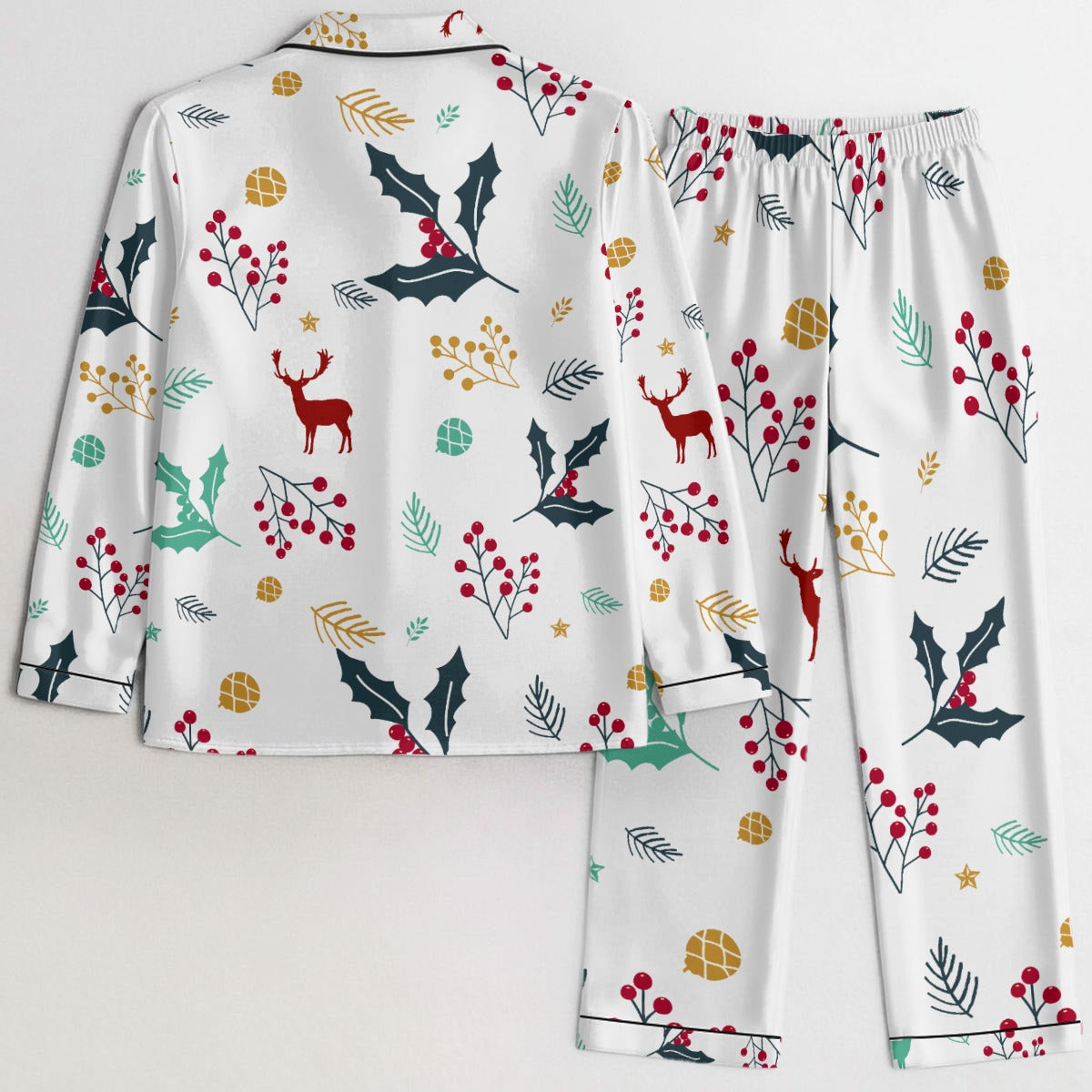 All-Over Print Women's Satin Pajama Set