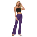All-Over Print Women's High Elastic Flare Pants