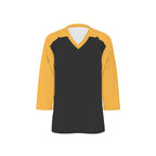 All-Over Print Men's V-neck Ice Hockey Jersey