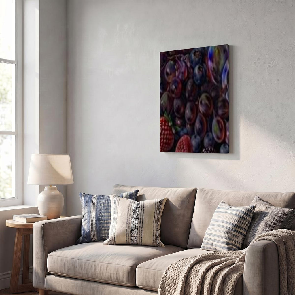 Vertical Framed Canvas Wall Art Printed in Canada
