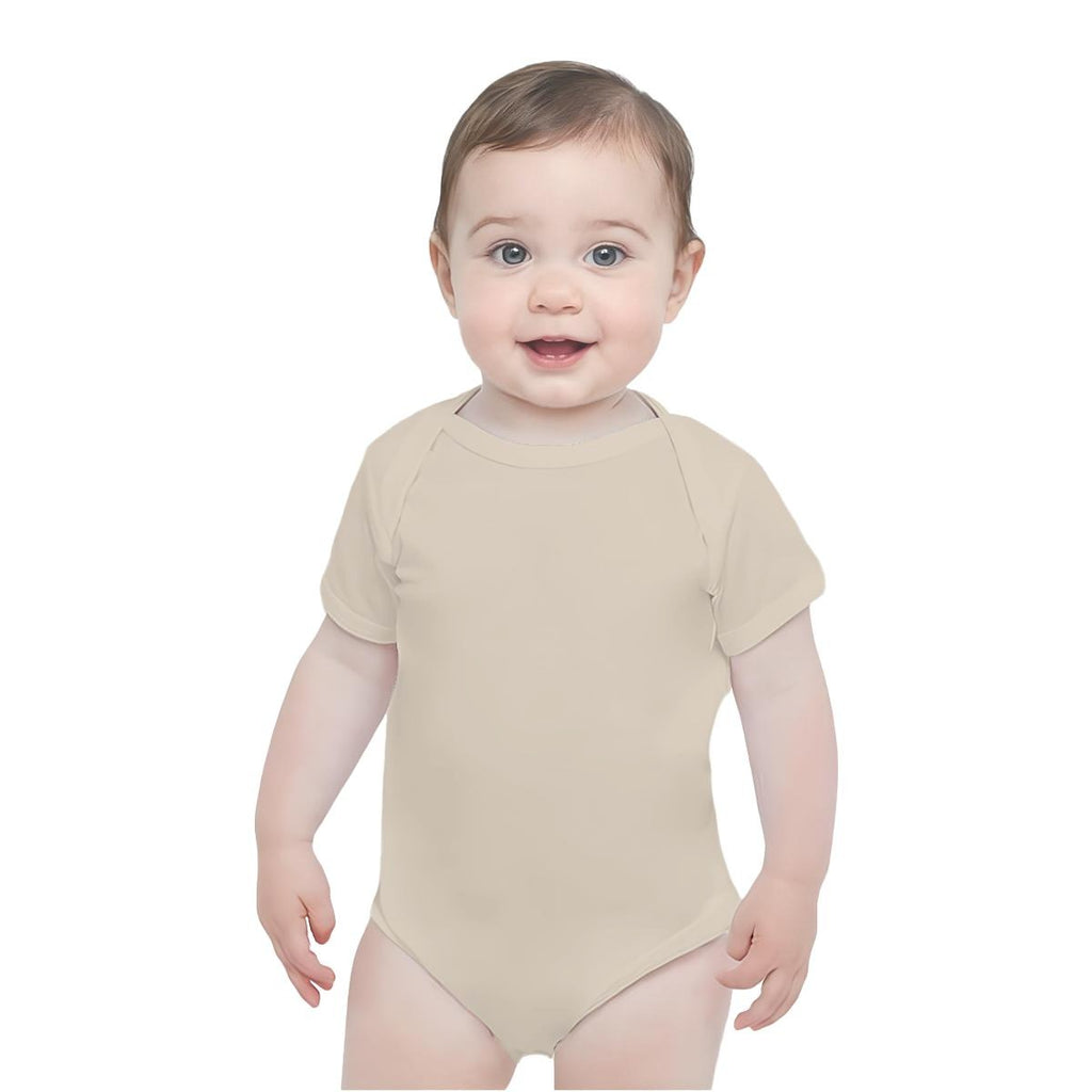 Baby Short-Sleeve Onesie Printed in USA| 190GSM Front DTF