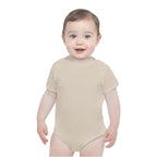 Baby Short-Sleeve Onesie Printed in USA| 190GSM Front DTF