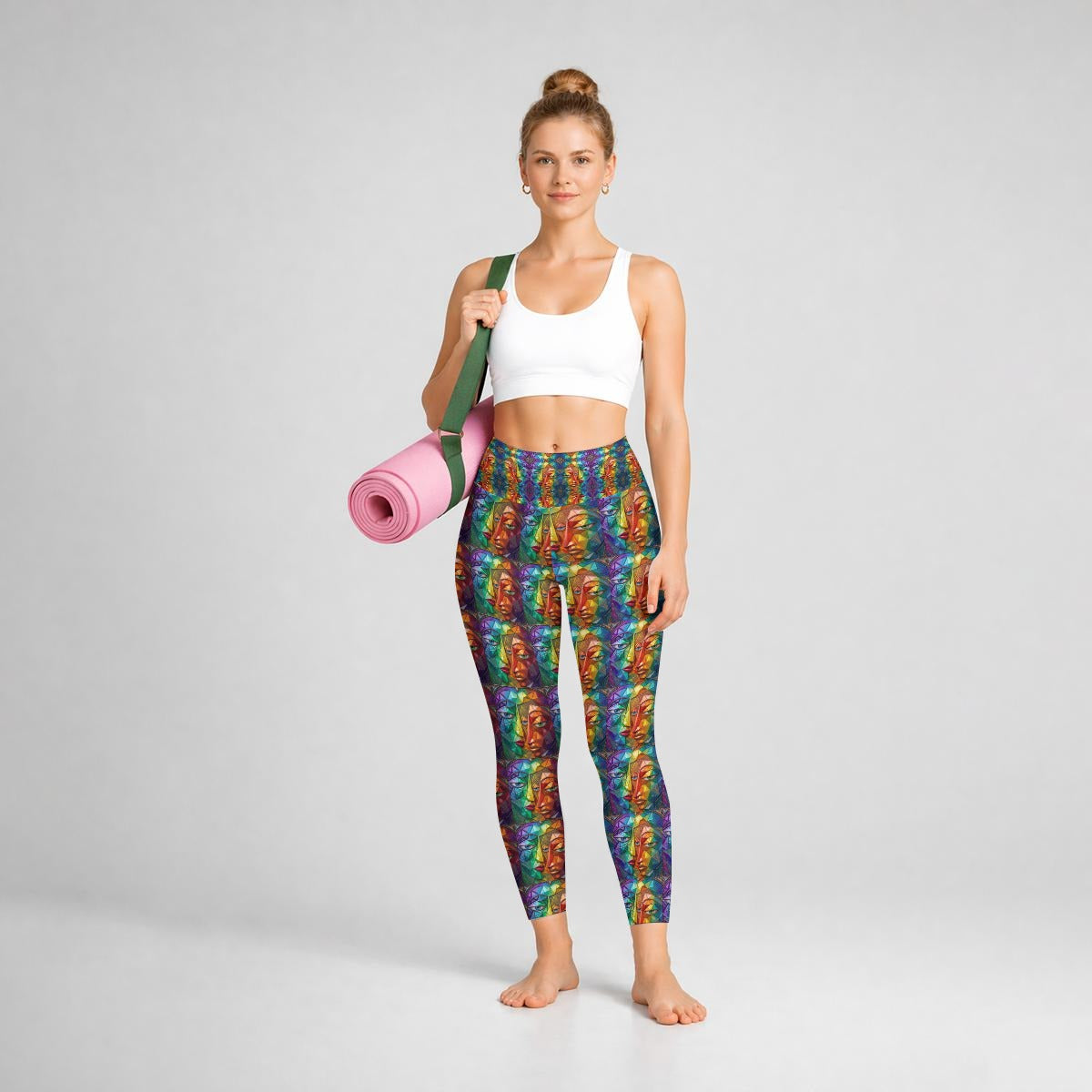 All-Over Print  Womens High Waisted Athletic Leggings