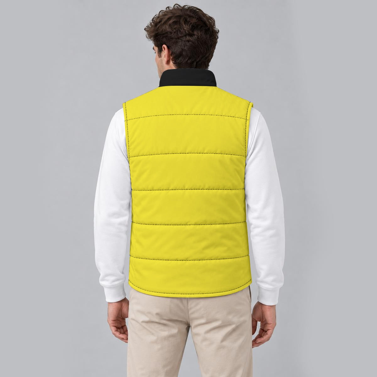 All-Over Print Unisex Quilted Full-Zip Padded Vest