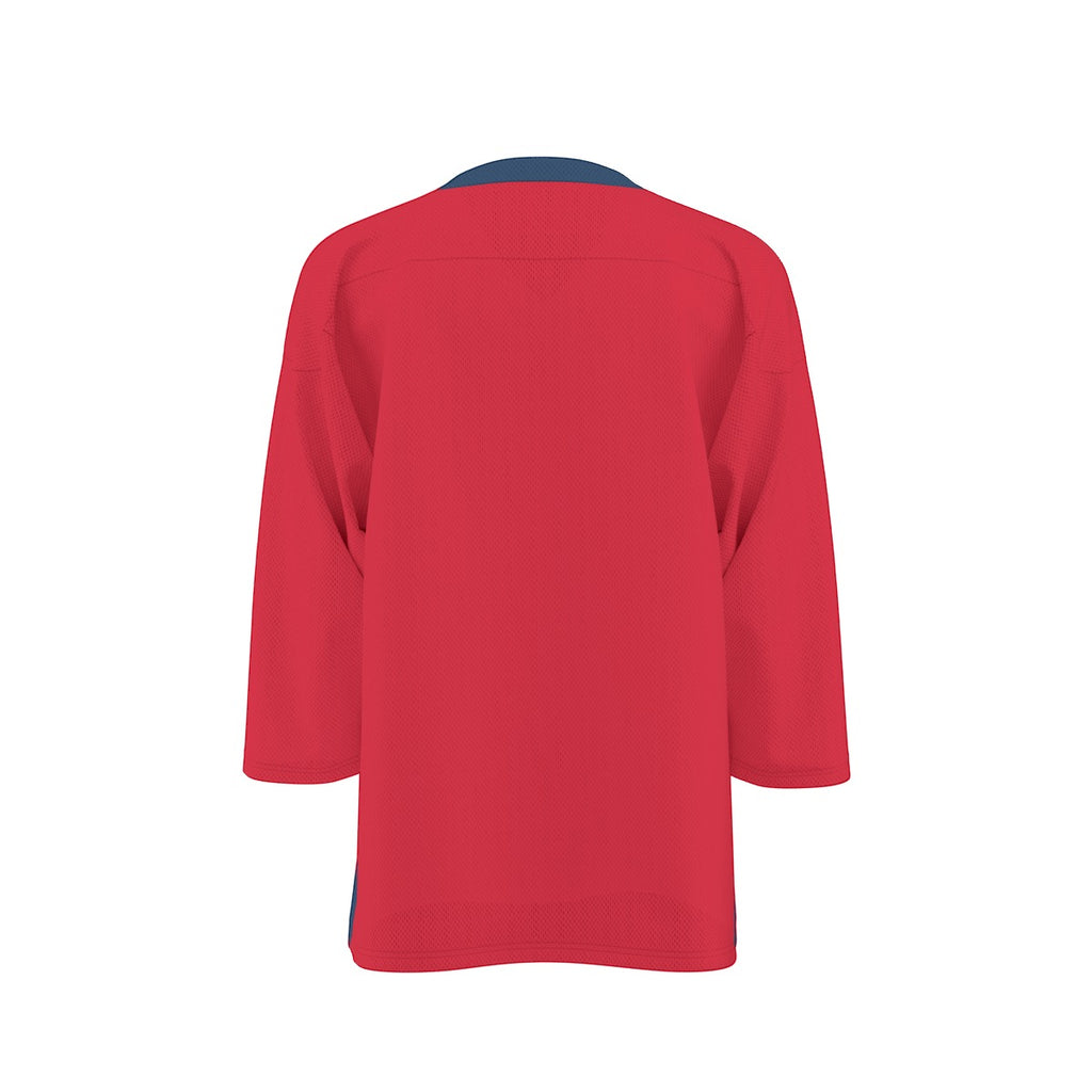 All-Over Print Men's V-neck Ice Hockey Jersey
