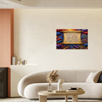 Bible Quote Framed Single-Piece Mural Printed in USA 3:2
