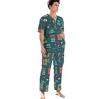 All-Over Print Unisex Scrub Set With Six Pocket