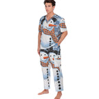 All-Over Print Unisex Scrub Set With Six Pocket