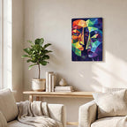 Thickened Rectangular Iron Wall Painting Printed in Canada