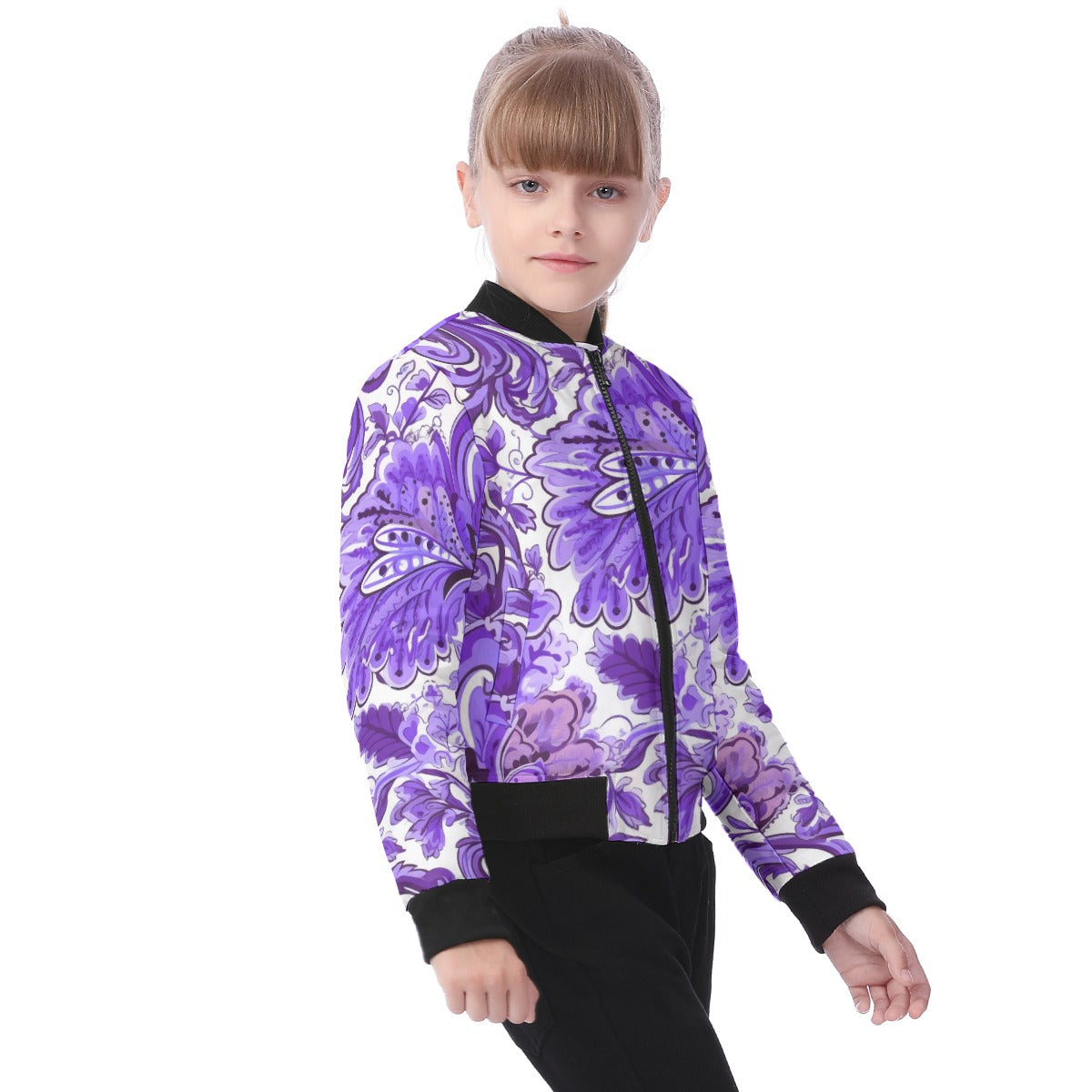 All-Over Print Kid's Bomber Jacket