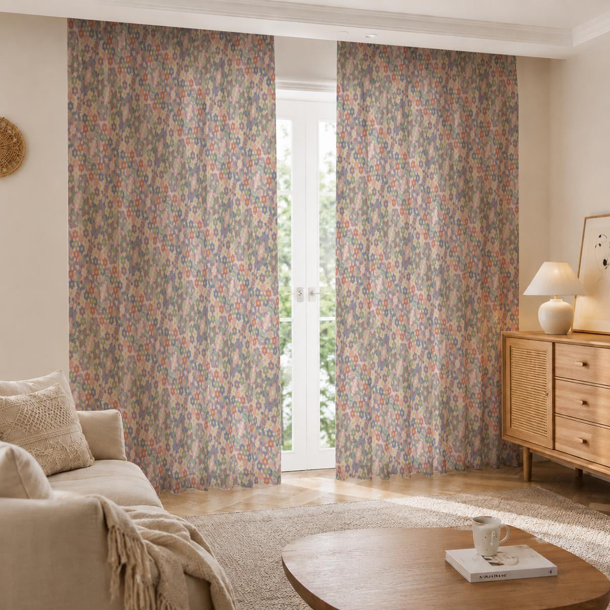 Square Blackout Curtains with Hooks | 265(GSM