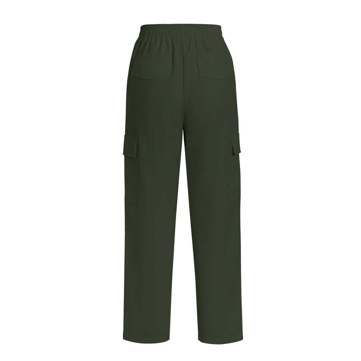 Pantaloni cargo da donna con stampa all-over