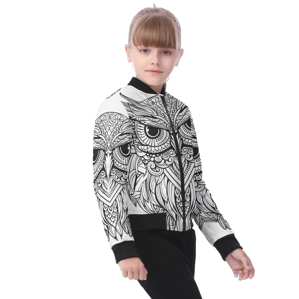 Blouson bombardier enfant imprimé all-over
