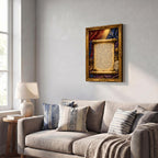 Vertical Framed Canvas Wall Art Printed in Canada
