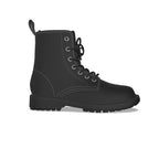 All-Over Print Women's Martin Short Boots With Black Bottom