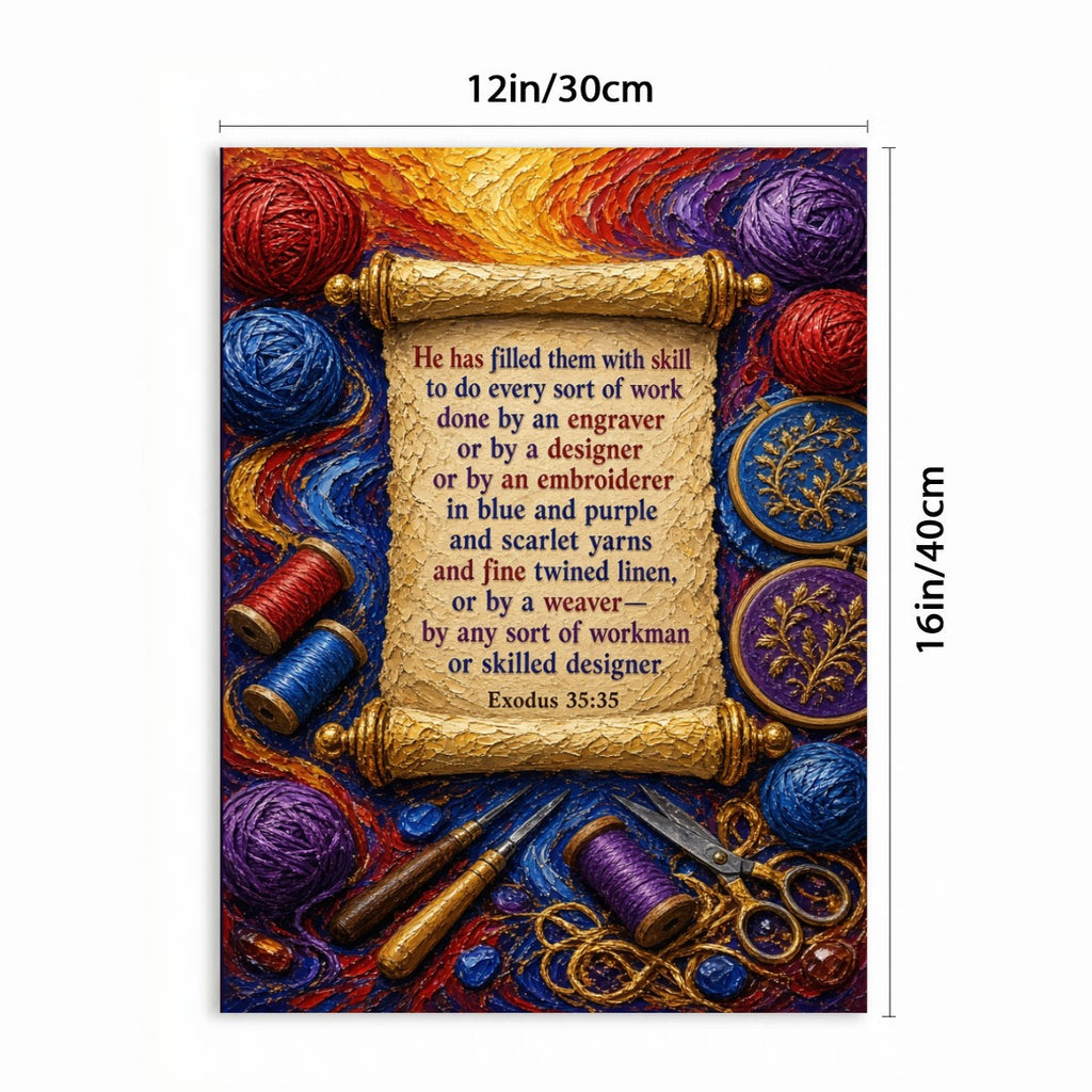 Vertical Framed Canvas Wall Art Printed in Canada