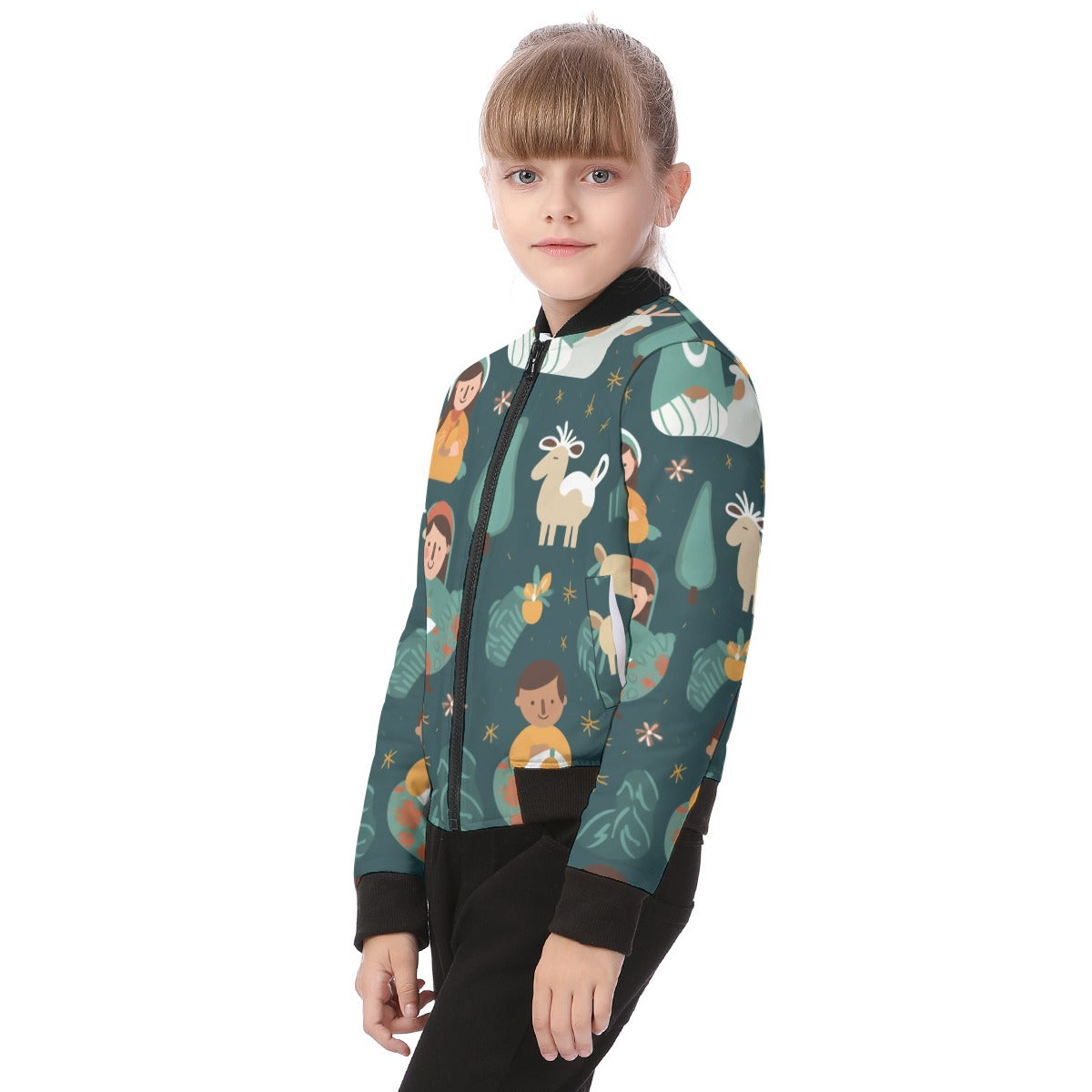 All-Over Print Kid's Bomber Jacket