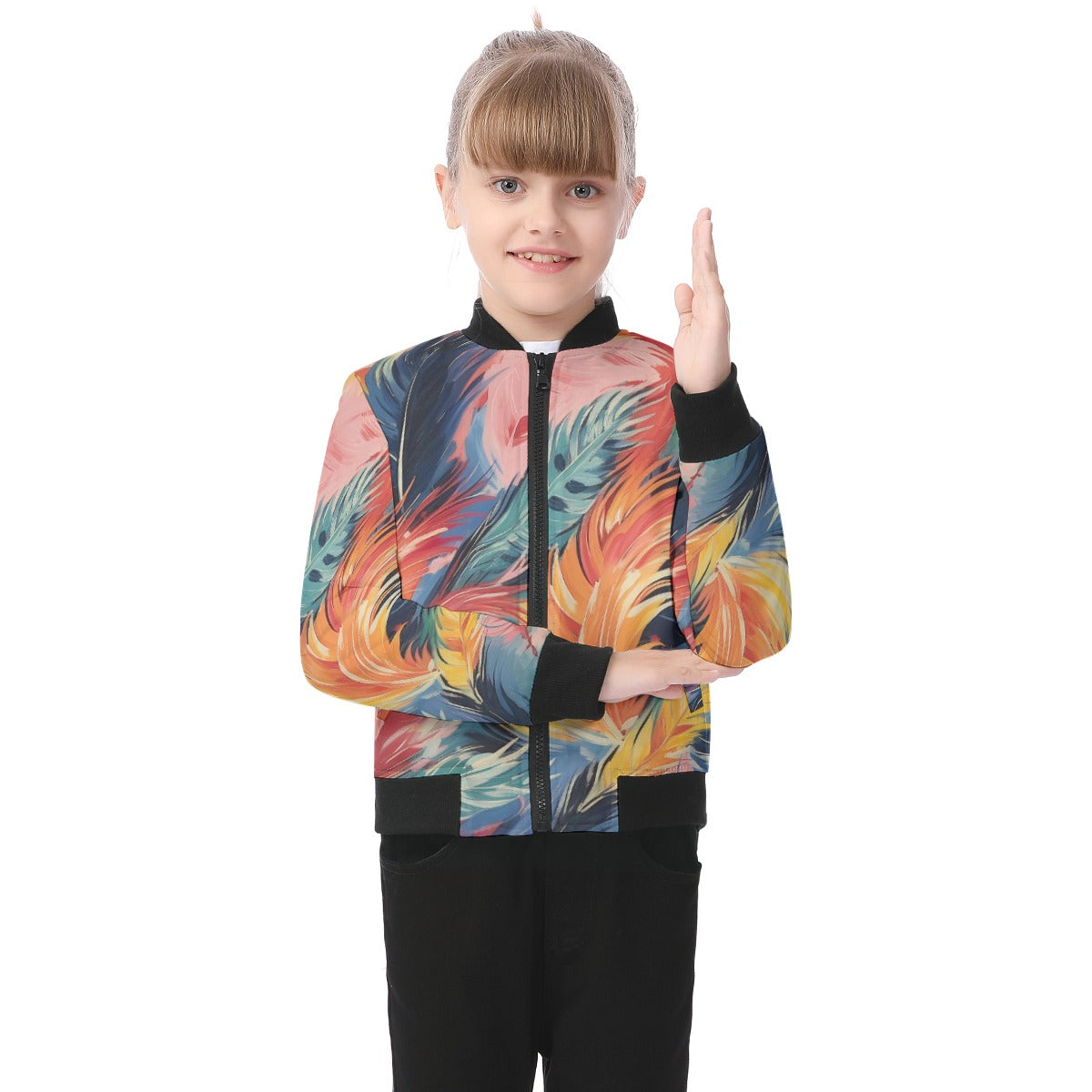 All-Over Print Kid's Bomber Jacket