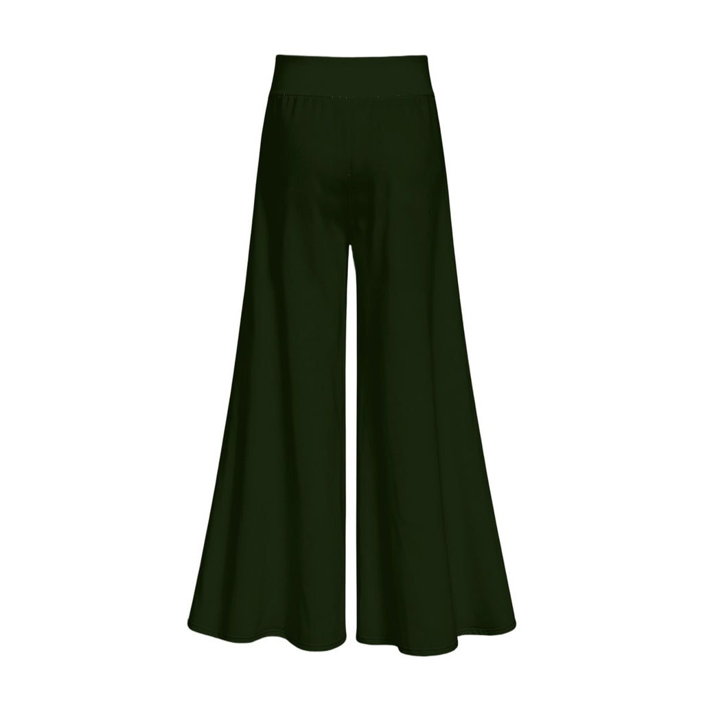 All-Over Print Women’s Lightweight Wide-Leg Pants with Hidden Side Zipper