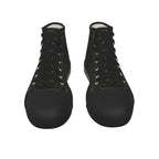 Scarpe da uomo in tela con suola nera