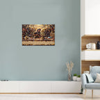 Bible Quote Framed Single-Piece Mural Printed in USA 3:2