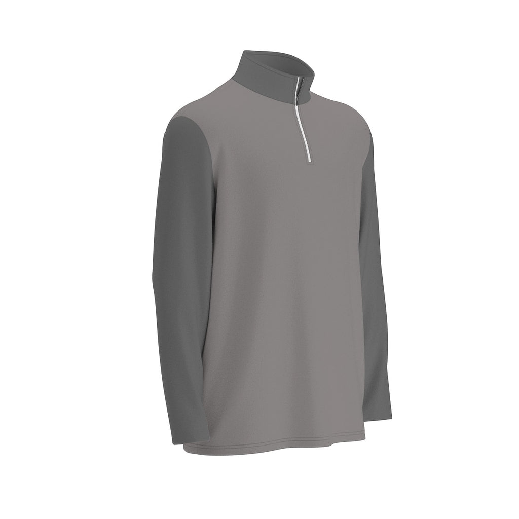 All-Over Print Men's Sports Collar Jersey With Long Sleeve