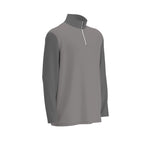 All-Over Print Men's Sports Collar Jersey With Long Sleeve