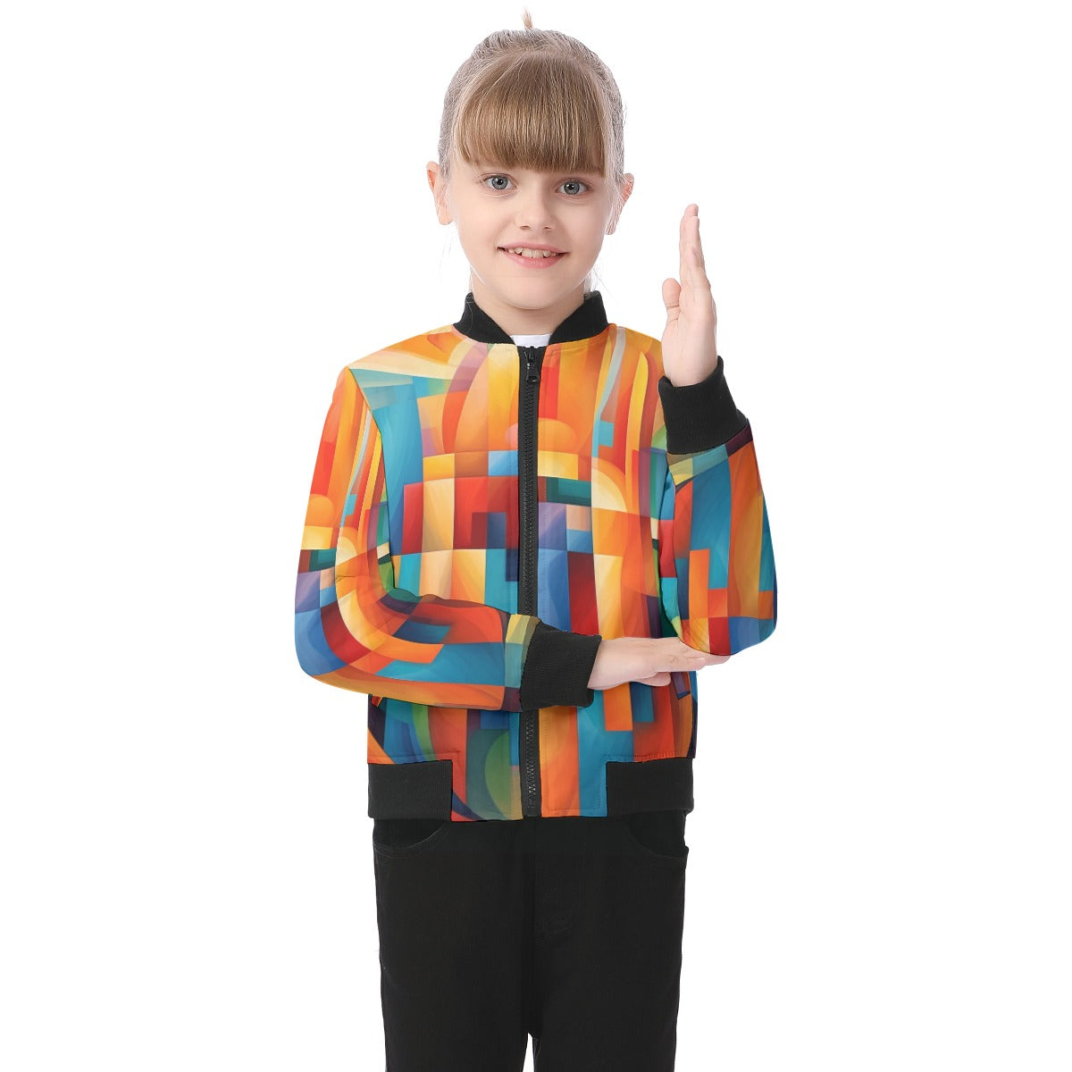 All-Over Print Kid's Bomber Jacket